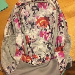 North face Backpack - Abstract Floral Pattern